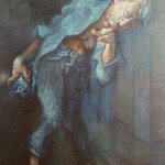 1988, EL BORRACHO,pastel-carton,60x40