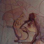 1990 ,EL GRITO, oleo-lienzo, 36X24