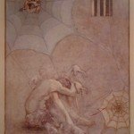 1990, ENTRE REJAS Y REDES,oleo y collage -lienzo,60x40