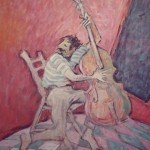 1994, TRAZOS Y MELODIAS,oleo-lienzo,40x30