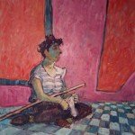 1995, LIMOSNERA DEL CONDE,oleo-lienzo,40x35