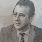 2006, DR. JUTIN CURY, oleo-lienzo(detalle de pintura)